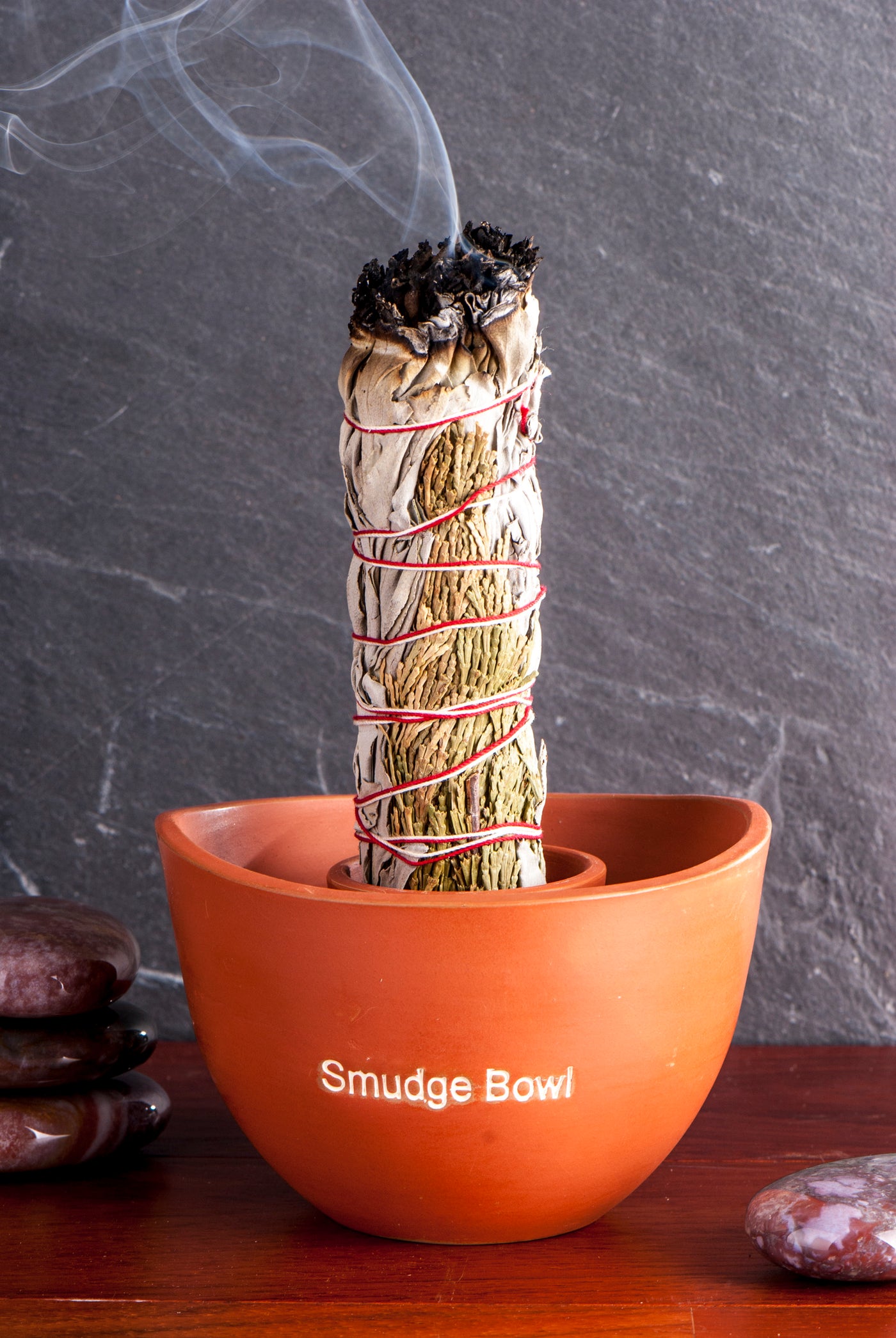Smudge Bowl, terracotta aus Ton, Ø ca. 13 cm - Dianas Klosterlädchen