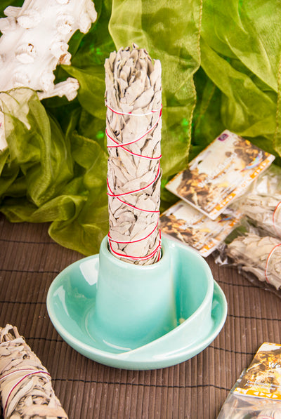 Smudge Bowl Wave türkis - Dianas Klosterlädchen