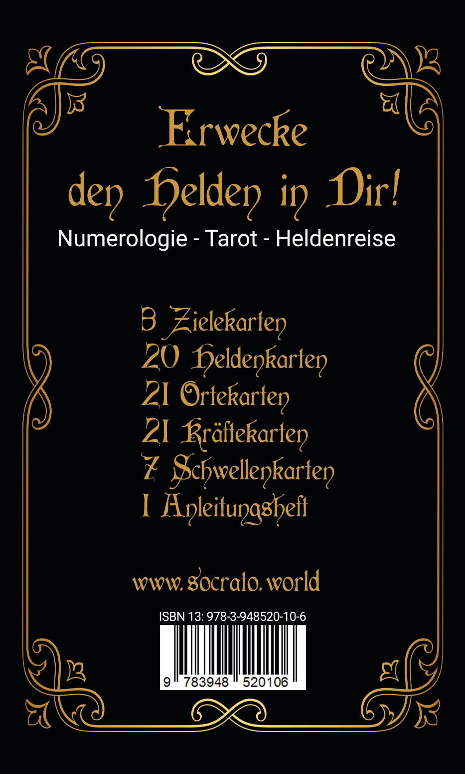 🌟 Socrato – Deine Heldenreise in 72 Karten - Dianas Klosterlädchen