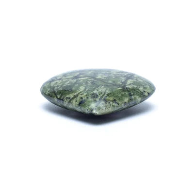 Sorgenstein Herz Grüner Serpentin ±4.5x4x1.5 - Dianas Klosterlädchen