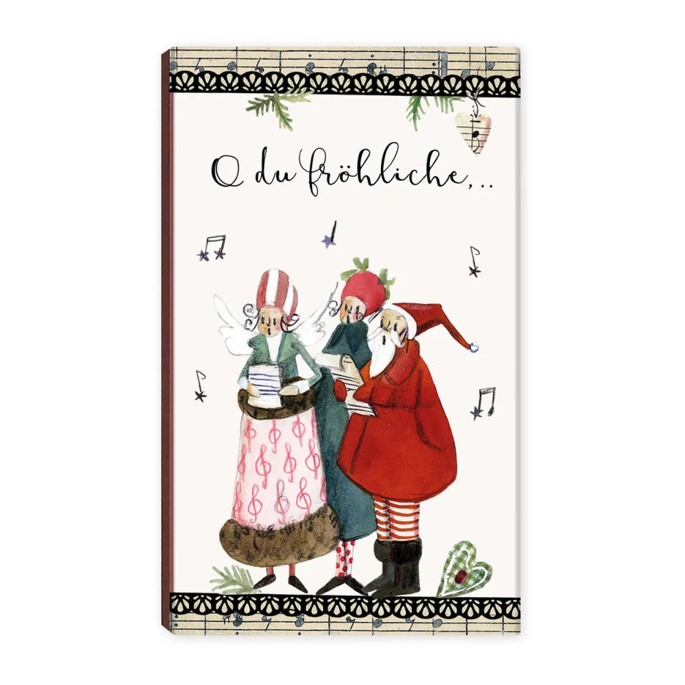 Streichholzschachtel Weihnachtsmusikanten "Oh du fröhliche" - Dianas Klosterlädchen