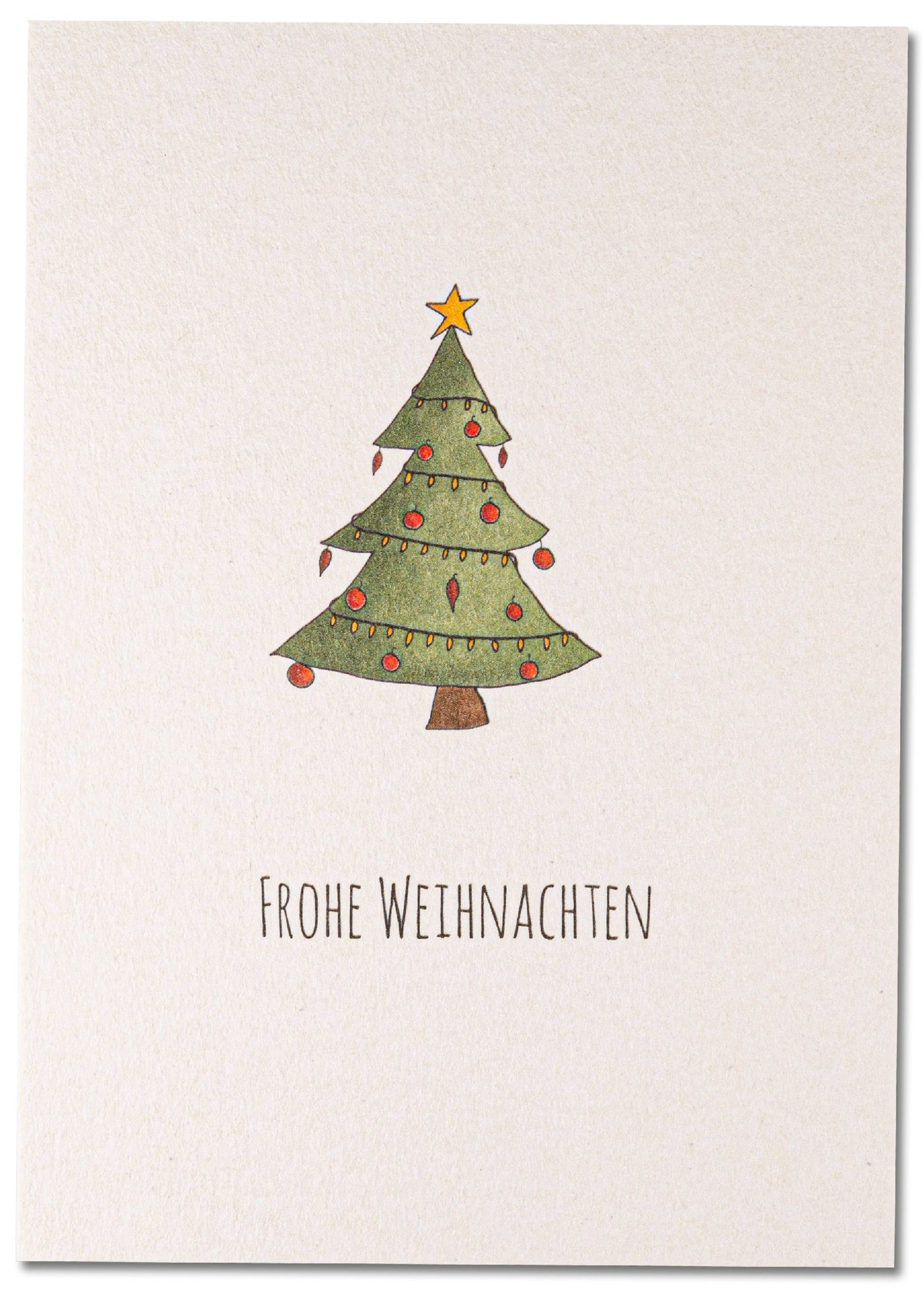 Tannenbaum Weihnachtskarte - Keitcards - Dianas Klosterlädchen