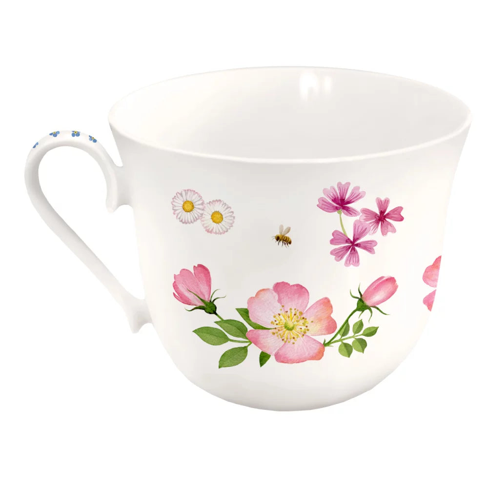 Tasse Wiesenblumen