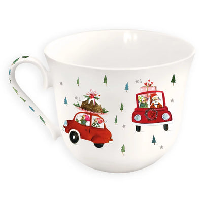 Tasse Weihnachtsautos - Dianas Klosterlädchen