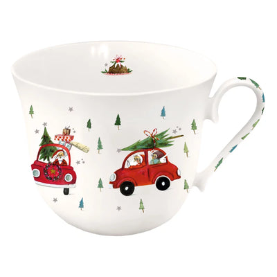 Tasse Weihnachtsautos - Dianas Klosterlädchen