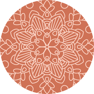 TEAEVE Mandala hell | Porzellanbecher mit Edelstahlsieb - Dianas Klosterlädchen