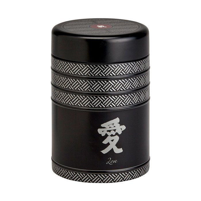 Teedose | Metalldose KYOTO schwarz - Dianas Klosterlädchen