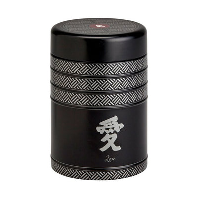 Teedose | Metalldose KYOTO schwarz - Dianas Klosterlädchen