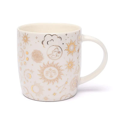 Teetasse mit Sieb Astrologie - Dianas Klosterlädchen