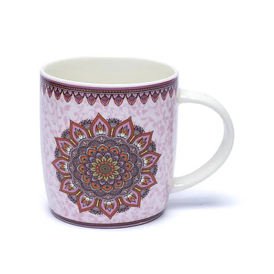 Teetasse mit Sieb Mandala Lila - Dianas Klosterlädchen