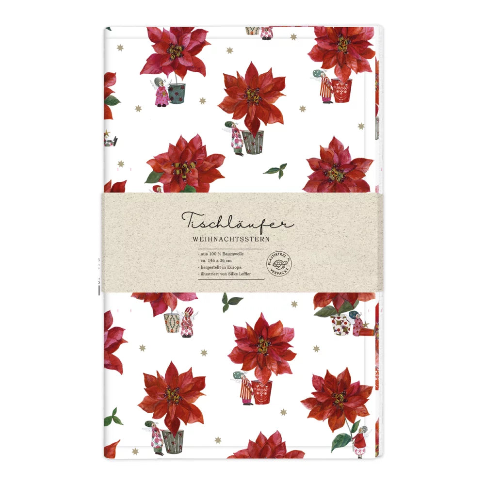 Tischläufer Weihnachtssterne - Dianas Klosterlädchen