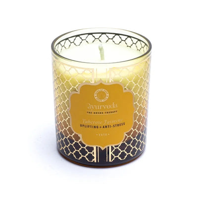 Vata Tuberose Jasmin Ayurveda Duftkerze - Dianas Klosterlädchen
