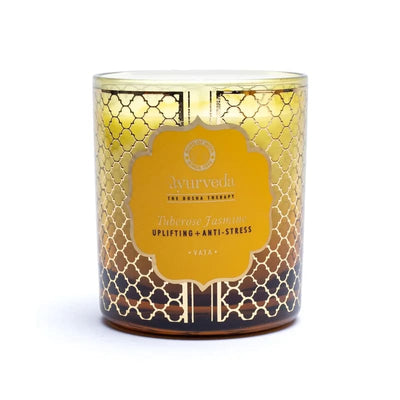 Vata Tuberose Jasmin Ayurveda Duftkerze - Dianas Klosterlädchen