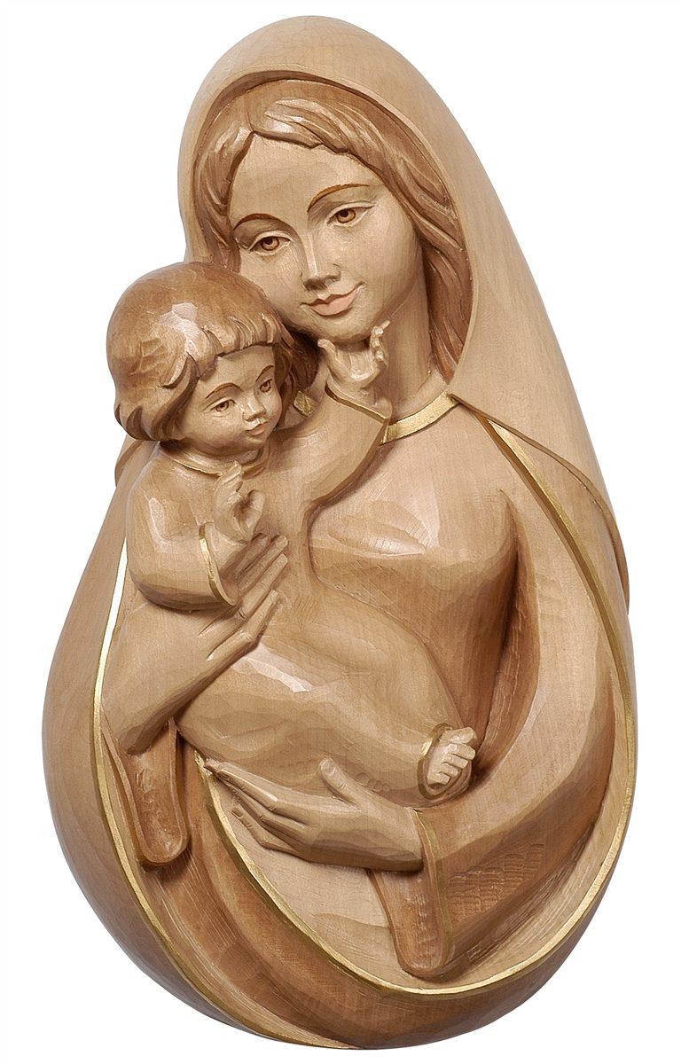 Wandmadonna Pema 3xGebeizt | 10 cm - Dianas Klosterlädchen