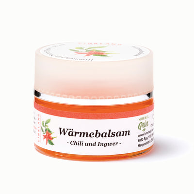 Wärme Balsam mit Ingwer und Chili