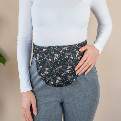 Wärmekissen für Periode - Bellywrap Boho Schwarz - Dianas Klosterlädchen