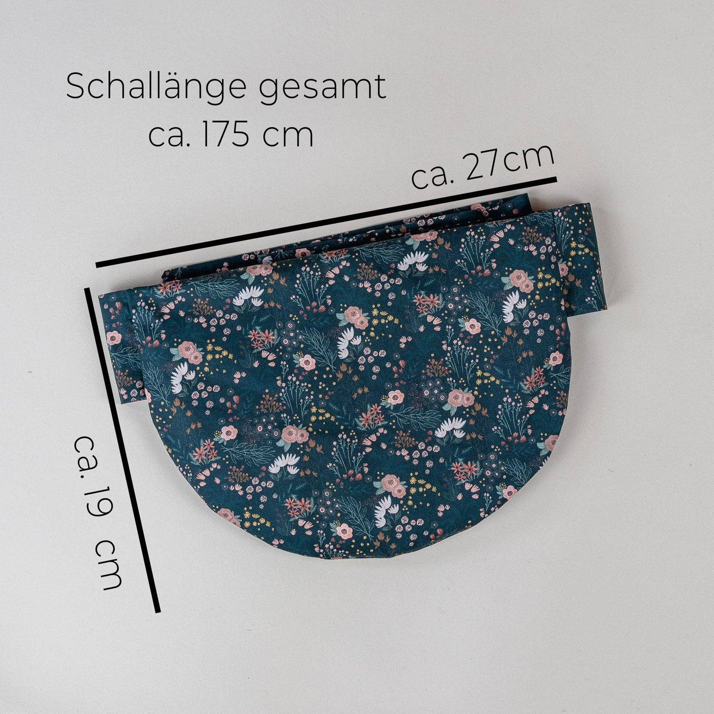 Wärmekissen für Periode - Bellywrap Boho Schwarz - Dianas Klosterlädchen
