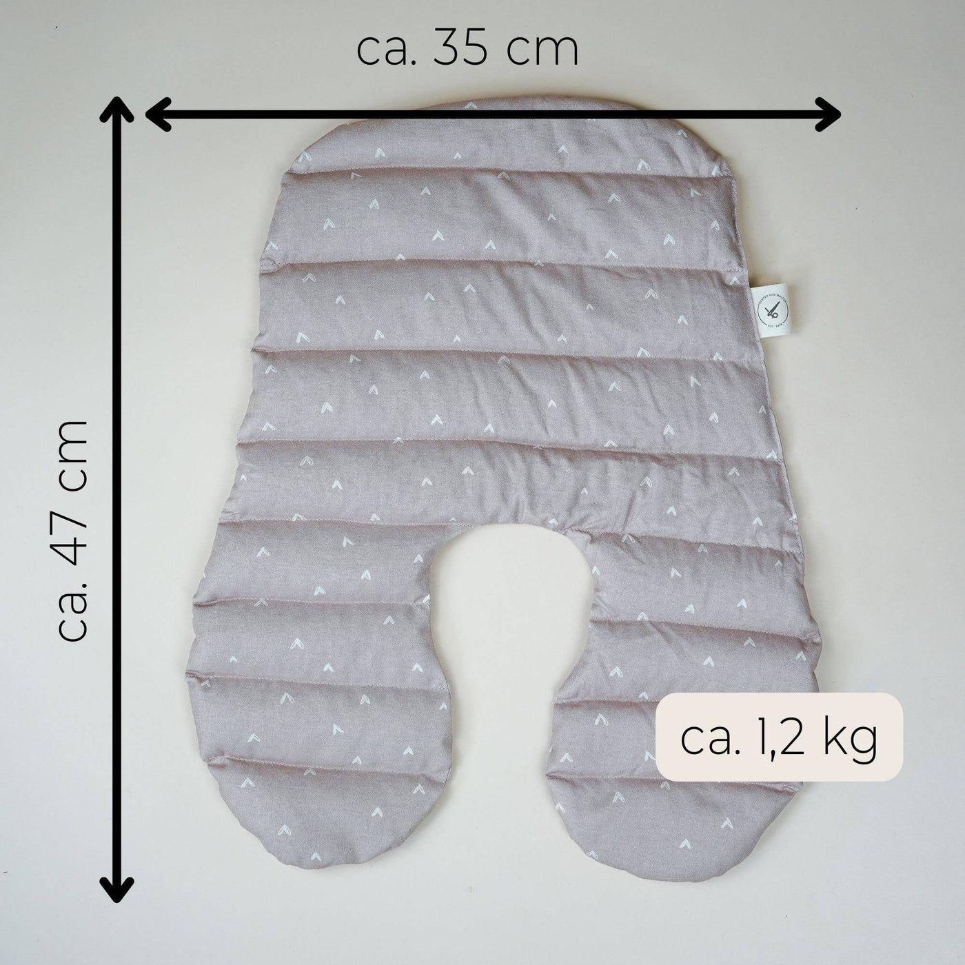 Wärmekissen mit Dinkel gefüllt für Nacken Dinkelkissen rosa/blau - Dianas Klosterlädchen