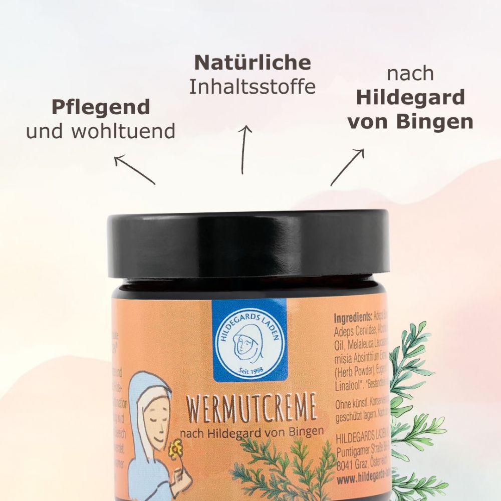 Wermutcreme 50ml | Hildegard von Bingen - Dianas Klosterlädchen