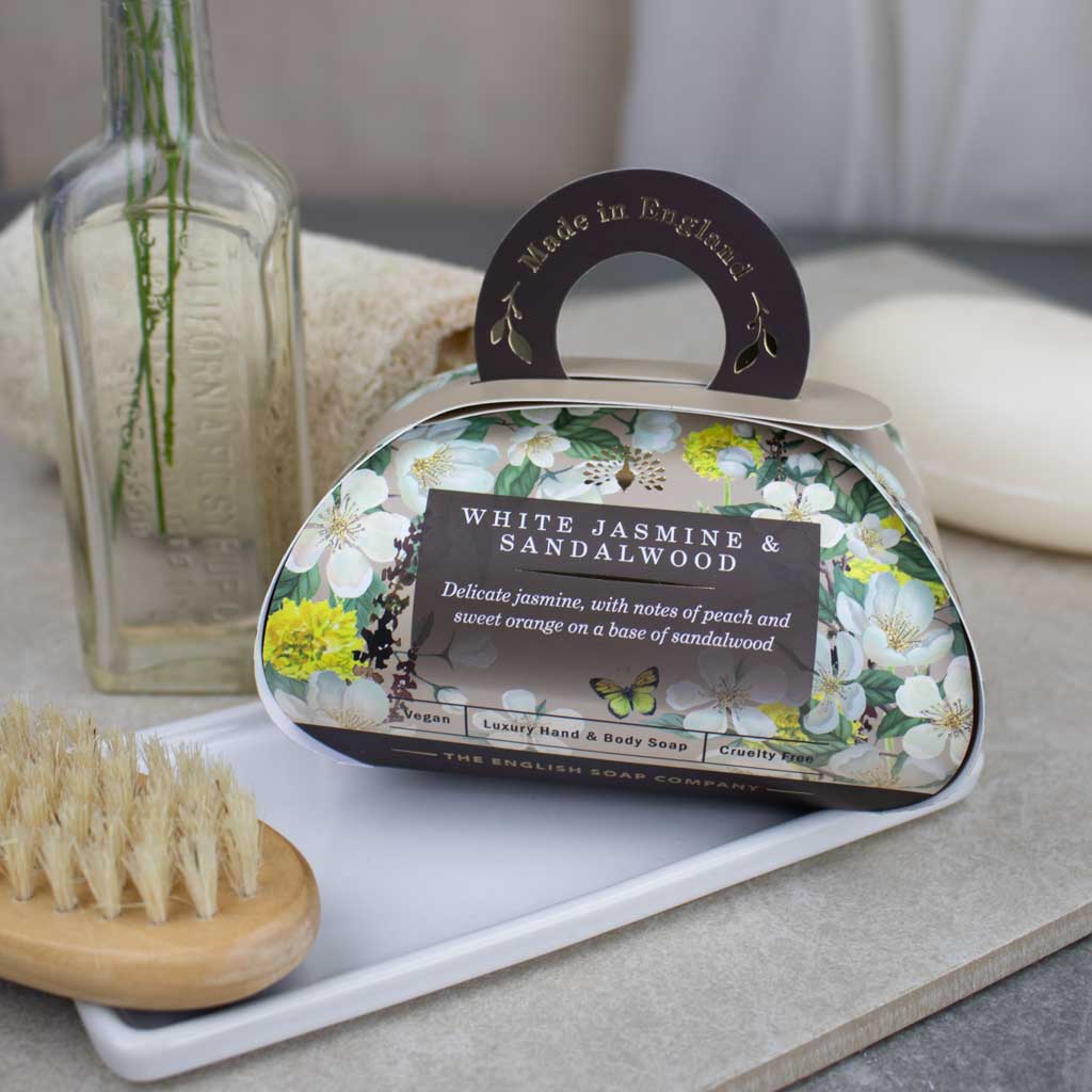 WHITE JASMIN & SANDALWOOD Luxus Gästeseife - Dianas Klosterlädchen