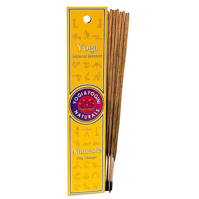 Yogi & Yogini Räucherstäbchen Yoga Namaste | Basisduftnote Nag Champa - Dianas Klosterlädchen