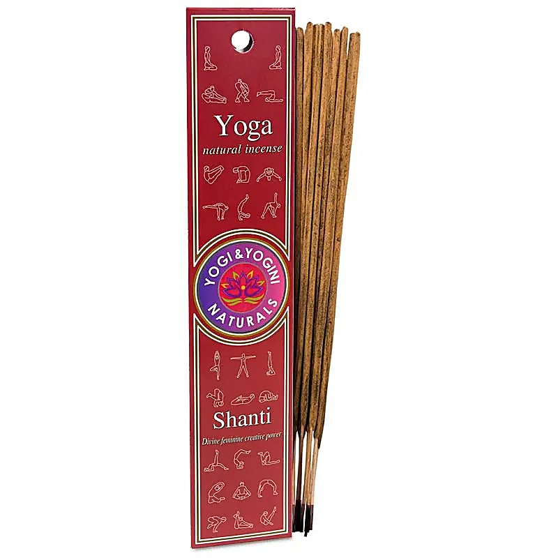 Yogi & Yogini Räucherstäbchen Yoga Shanti | Basisduftnote Sandelholz - Dianas Klosterlädchen