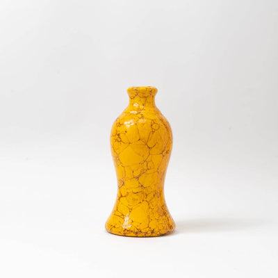 ZIMTGELB Keramik-Ölflasche - Dianas Klosterlädchen