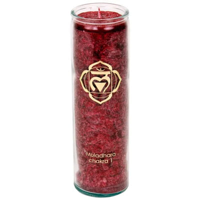 1. Chakra - Duftkerze Stearin - Dianas Klosterlädchen