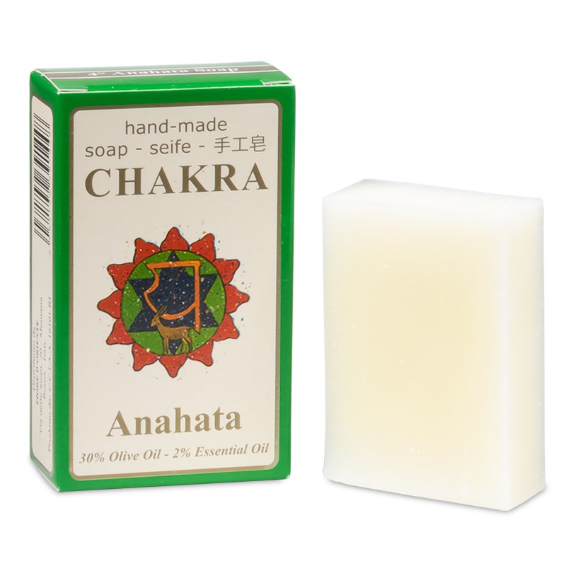 Seife 4. Chakra »Anahata« | Duft: Rosenöl (Rosa Attar) - Dianas Klosterlädchen