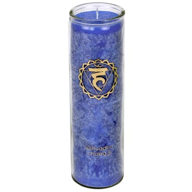 5. Chakra - Duftkerze Stearin - Dianas Klosterlädchen