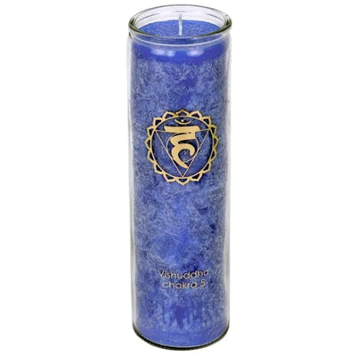 5. Chakra - Duftkerze Stearin - Dianas Klosterlädchen