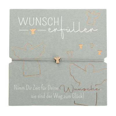 Armband - Wunscherfüller - Schutzengel - rosévergoldet