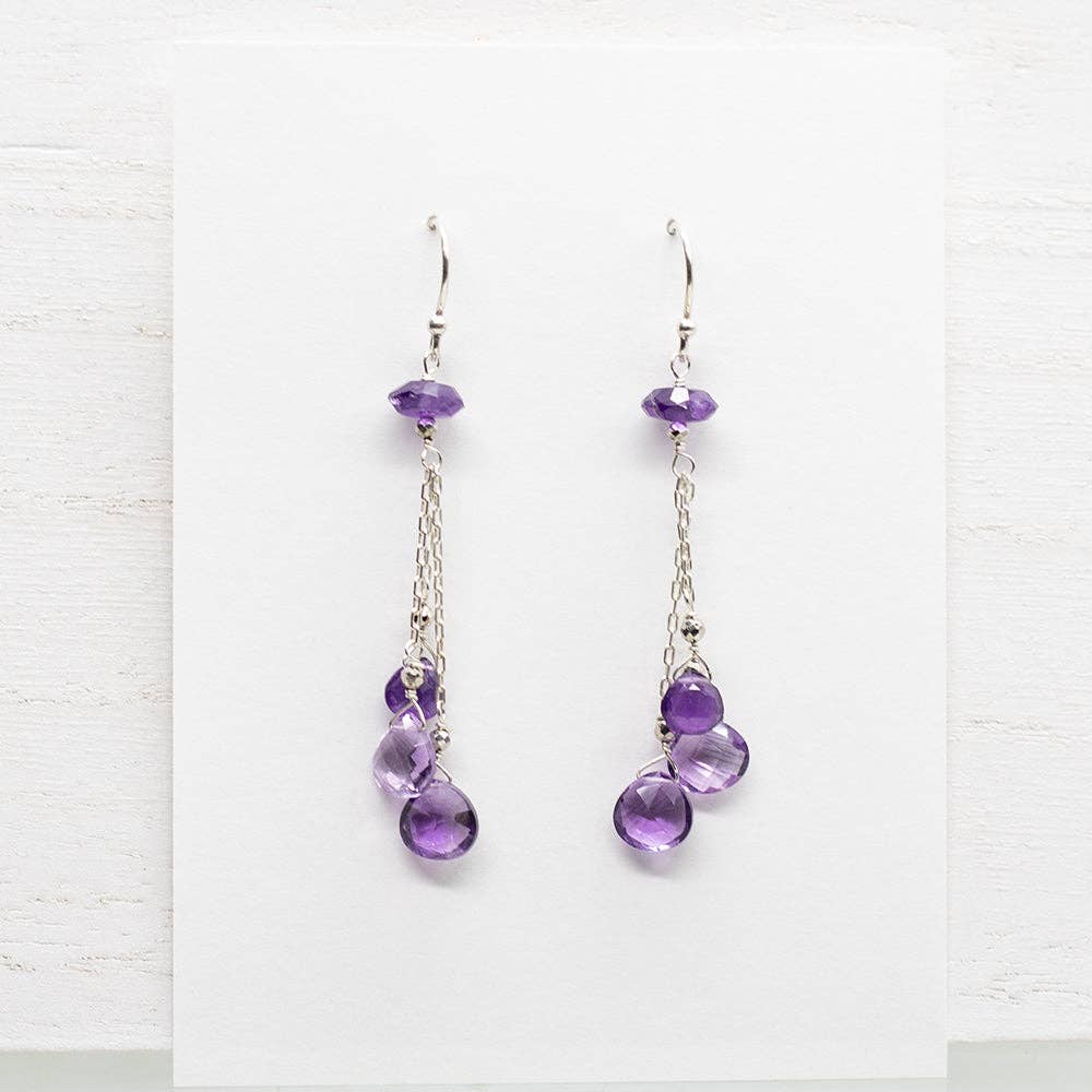 Susan Roberts Jewelry - Amethyst Quaste Ohrringe