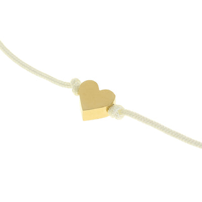 Armband - Wunscherfüller - Herz - vergoldet - Dianas Klosterlädchen