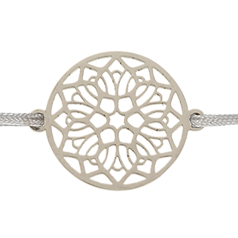Armband - Mandala der Freude - Edelstahl - Dianas Klosterlädchen