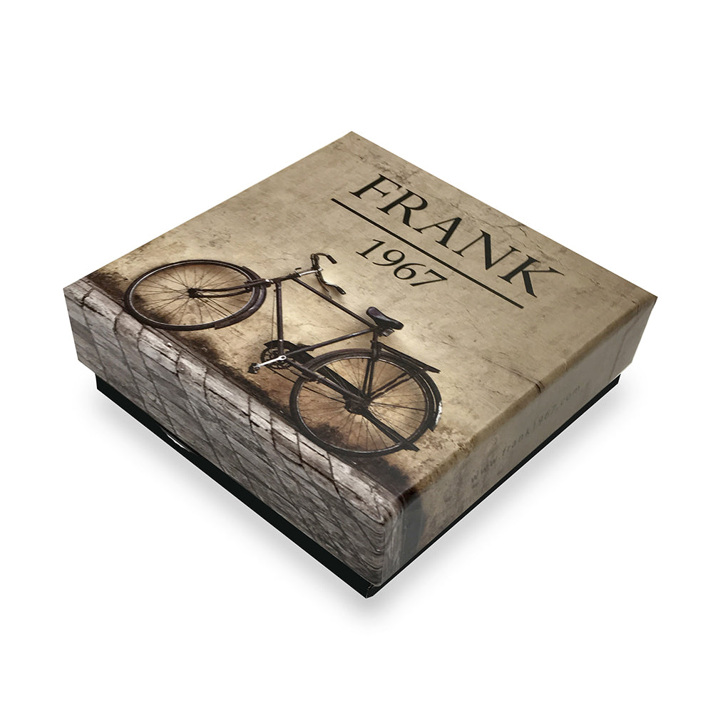 Frank 1967 Armband | Infinity | Echt Leder | schwarz Edelstahl - Dianas Klosterlädchen