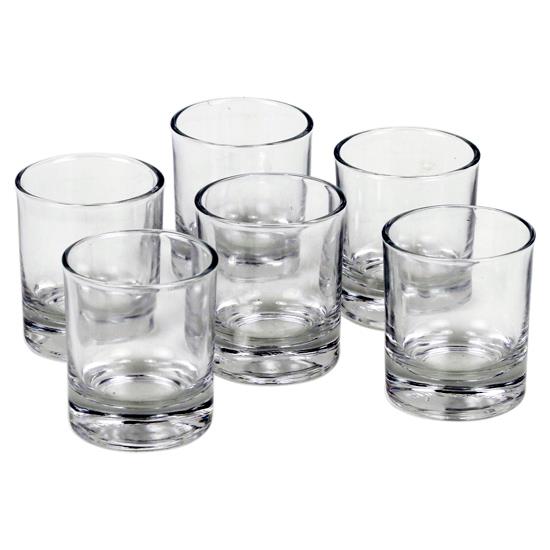 6 x Gläser für Chakra Votivkerzen & Teelichter - Dianas Klosterlädchen