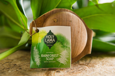 »Holy Lama« Vetiver (Süssgrass) Seife | Rainforest - Dianas Klosterlädchen