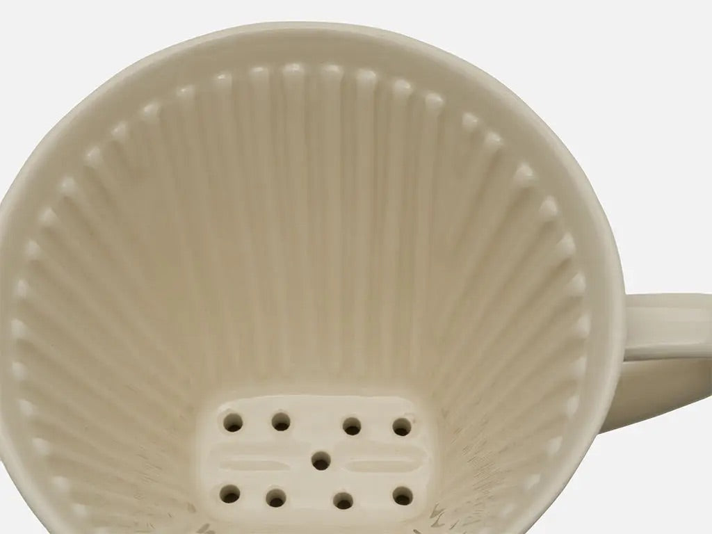 Kaffee-Filter aus Keramik Off-White | groß - Dianas Klosterlädchen