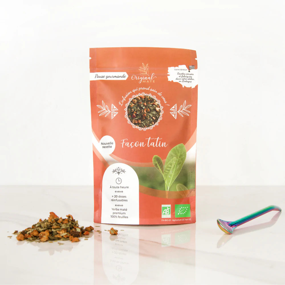 Apfel & salziges Karamell MATE Tee BIO - 70G - Dianas Klosterlädchen