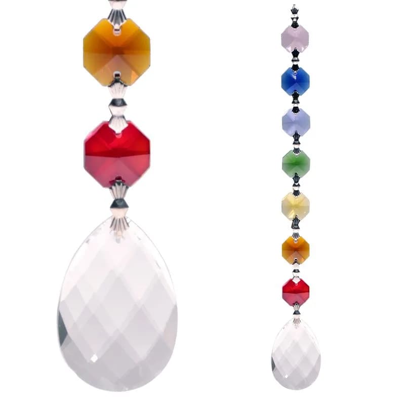 Amrita Feng-Shui Chakra Kristall-Kette / Kristallform: Amrita - Tropfen - Dianas Klosterlädchen