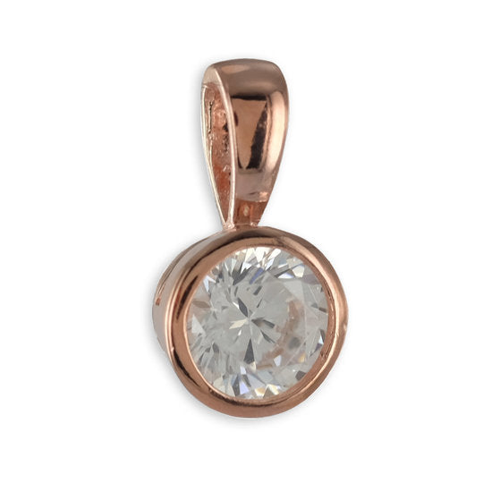 Anhänger rosé mit Zirkonia - Dianas Klosterlädchen