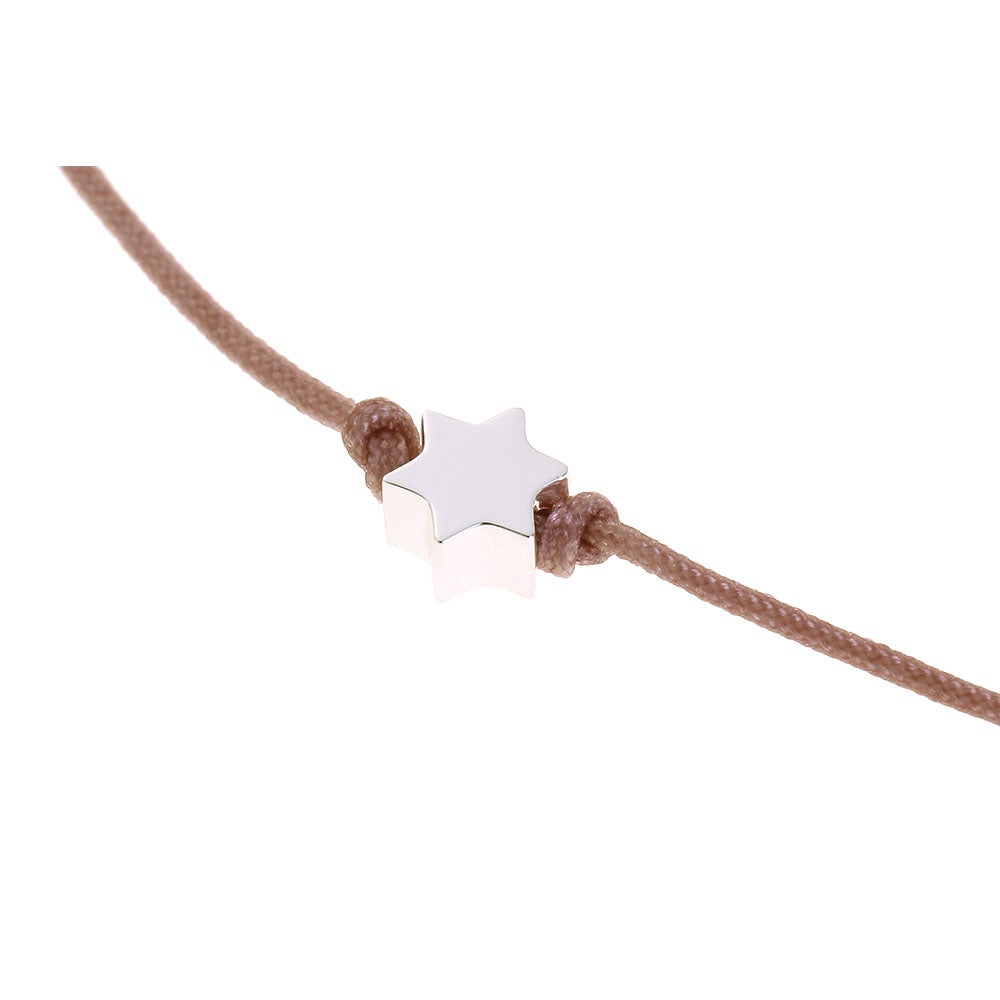 Armband Wunscherfüller Stern feinversilbert - Dianas Klosterlädchen