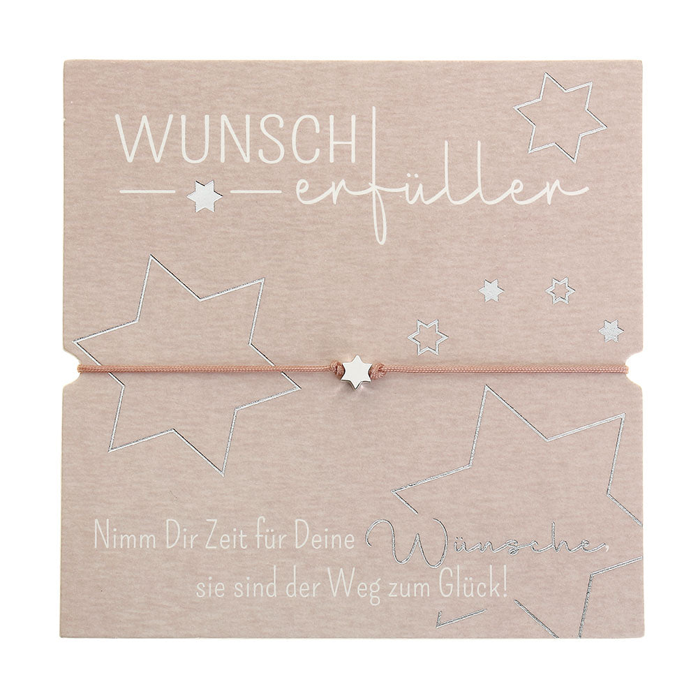 Armband Wunscherfüller Stern feinversilbert - Dianas Klosterlädchen