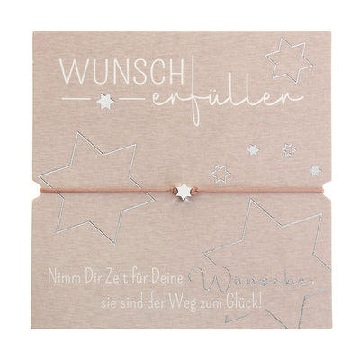 Armband Wunscherfüller Stern feinversilbert - Dianas Klosterlädchen