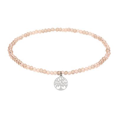 Armbänder Set Baum des Lebens Glassteine Glitzerarmband - Dianas Klosterlädchen