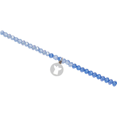 Armbänder Set Engel blau Glassteine Glitzerarmband - Dianas Klosterlädchen
