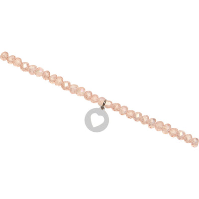 Armbänder Set Herz Glassteine Glitzerarmband - Dianas Klosterlädchen