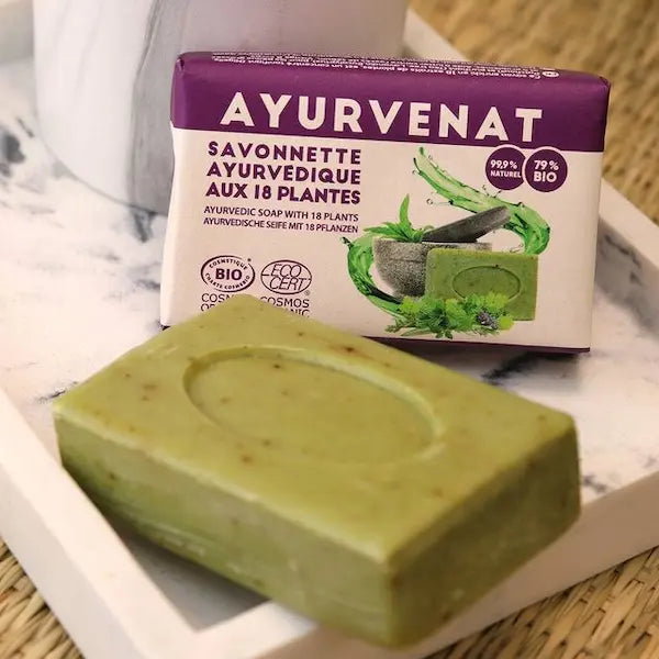 Ayurvenat Bio-Seife mit 18 Kräutern - Dianas Klosterlädchen
