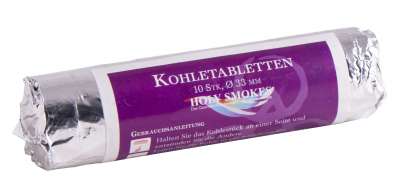 Berk Kohletabletten 3,3 cm Mittel 1 Rolle à 10 Tabletten - Dianas Klosterlädchen